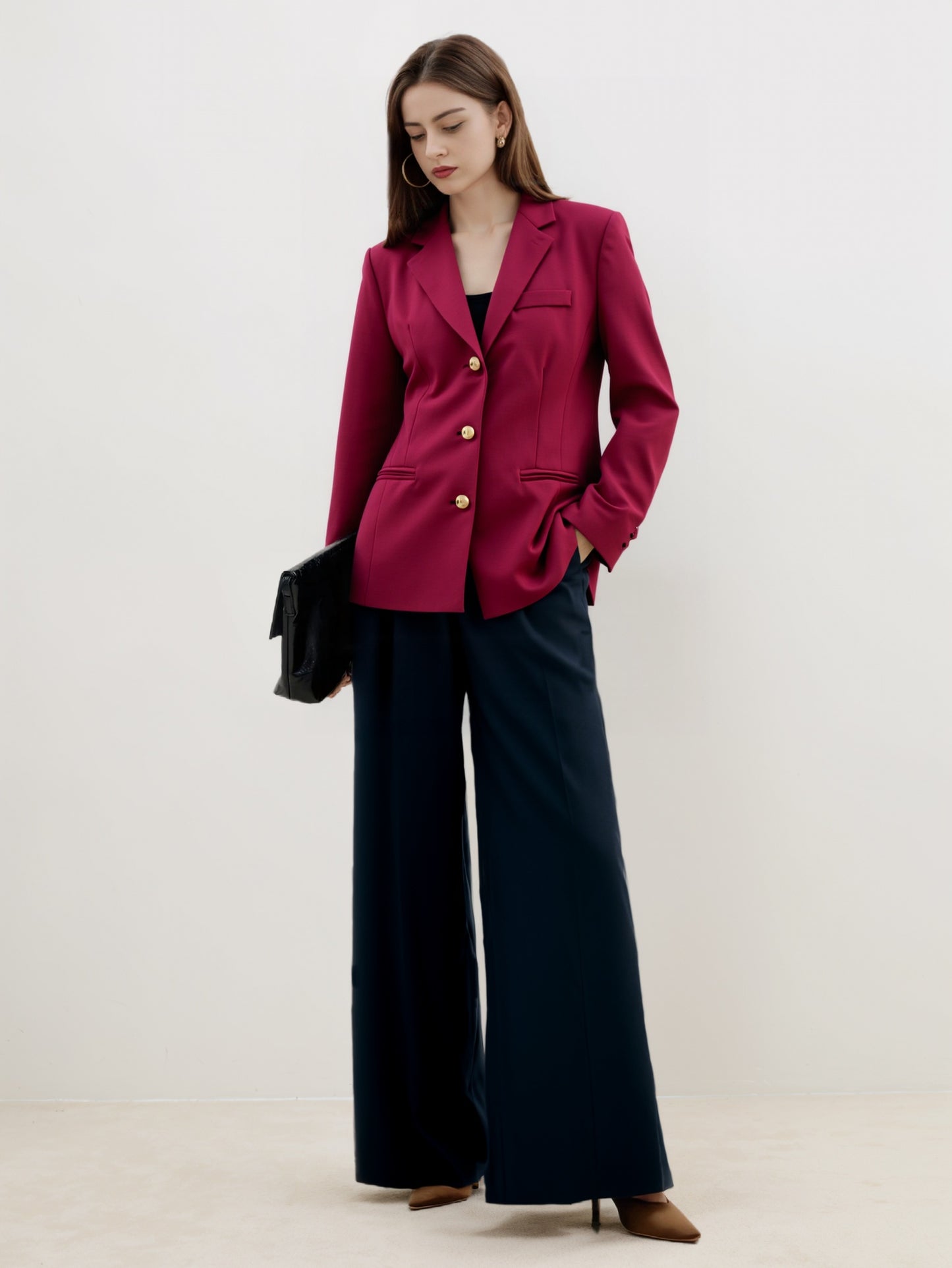 Blazer Sartoriale con Bottoni Dorati | Donatella