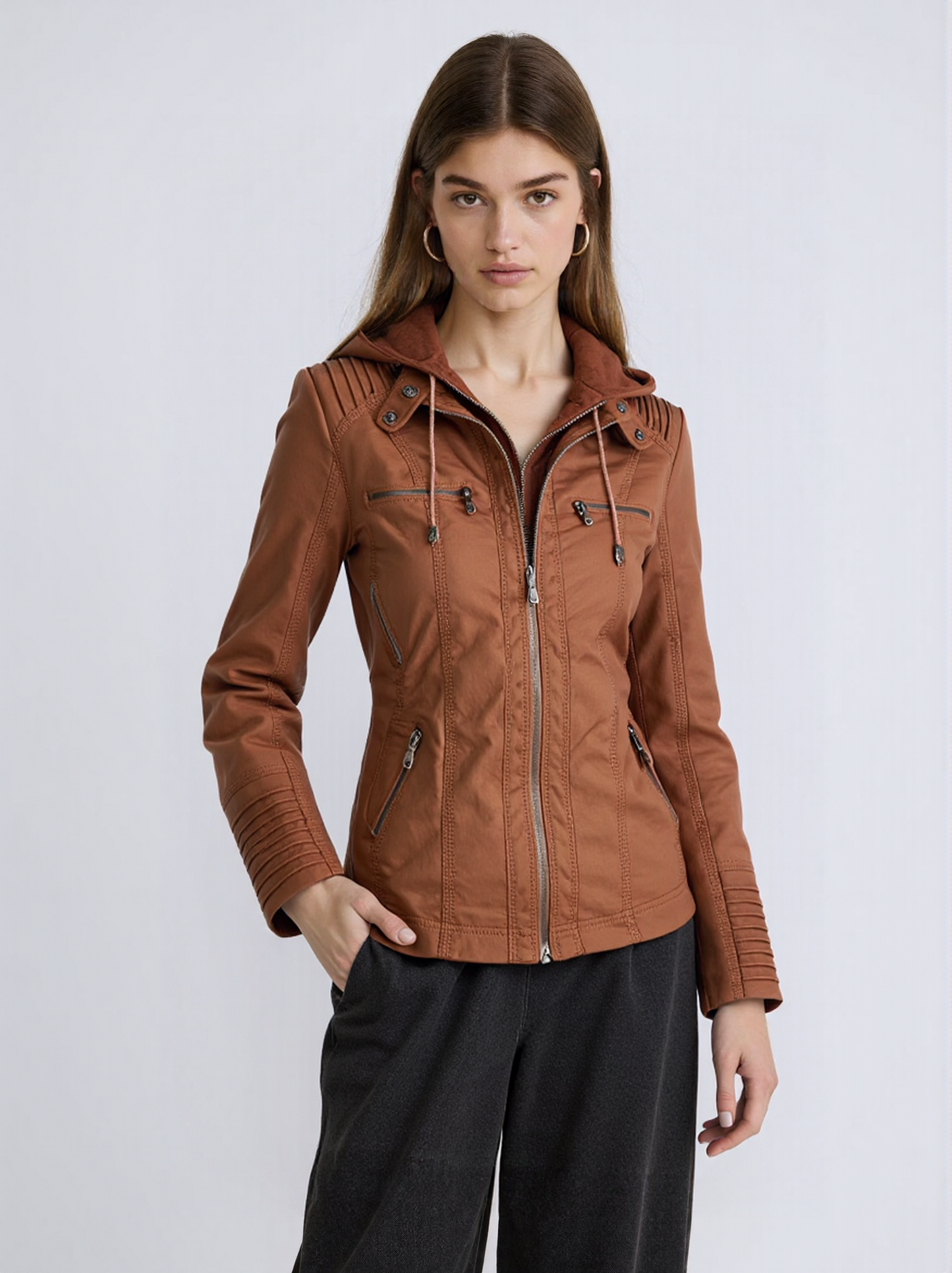 Giacca in Pelle Italiana Classica | Giulia