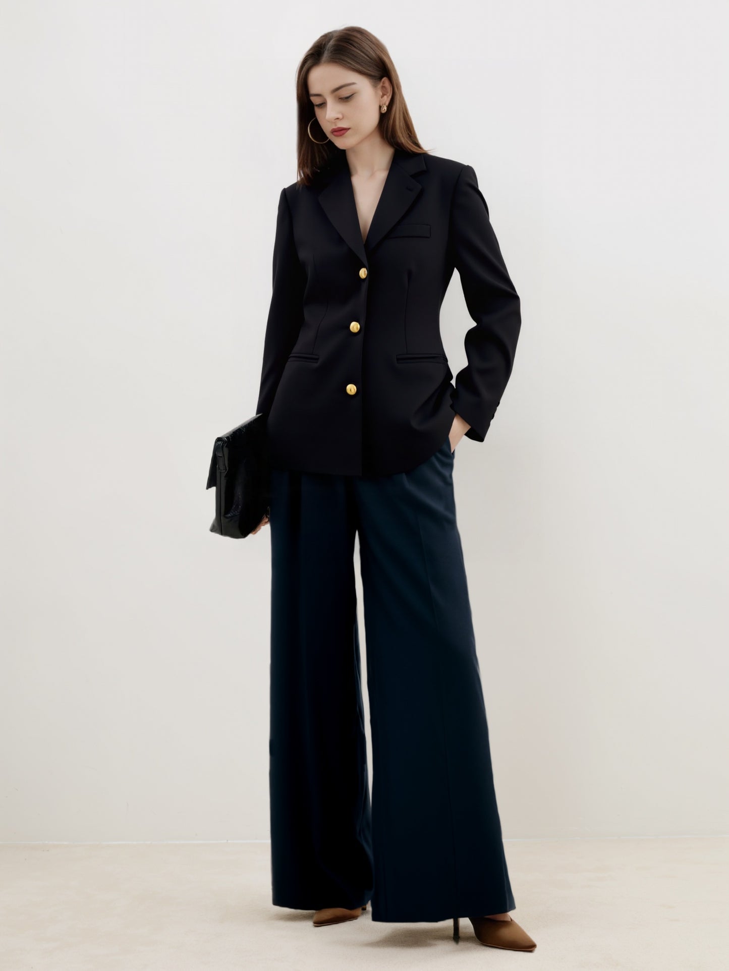 Blazer Sartoriale con Bottoni Dorati | Donatella