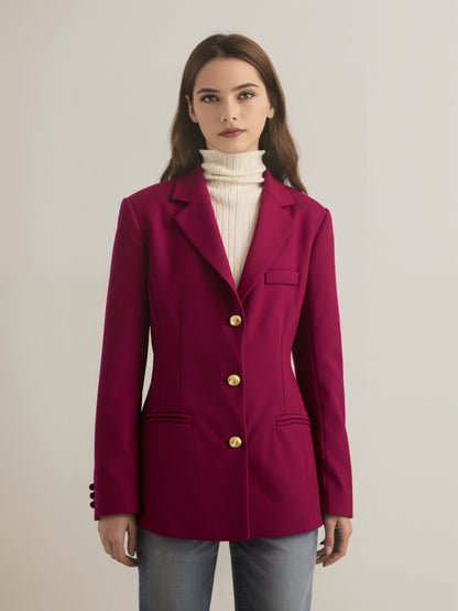 Blazer Sartoriale con Bottoni Dorati | Donatella