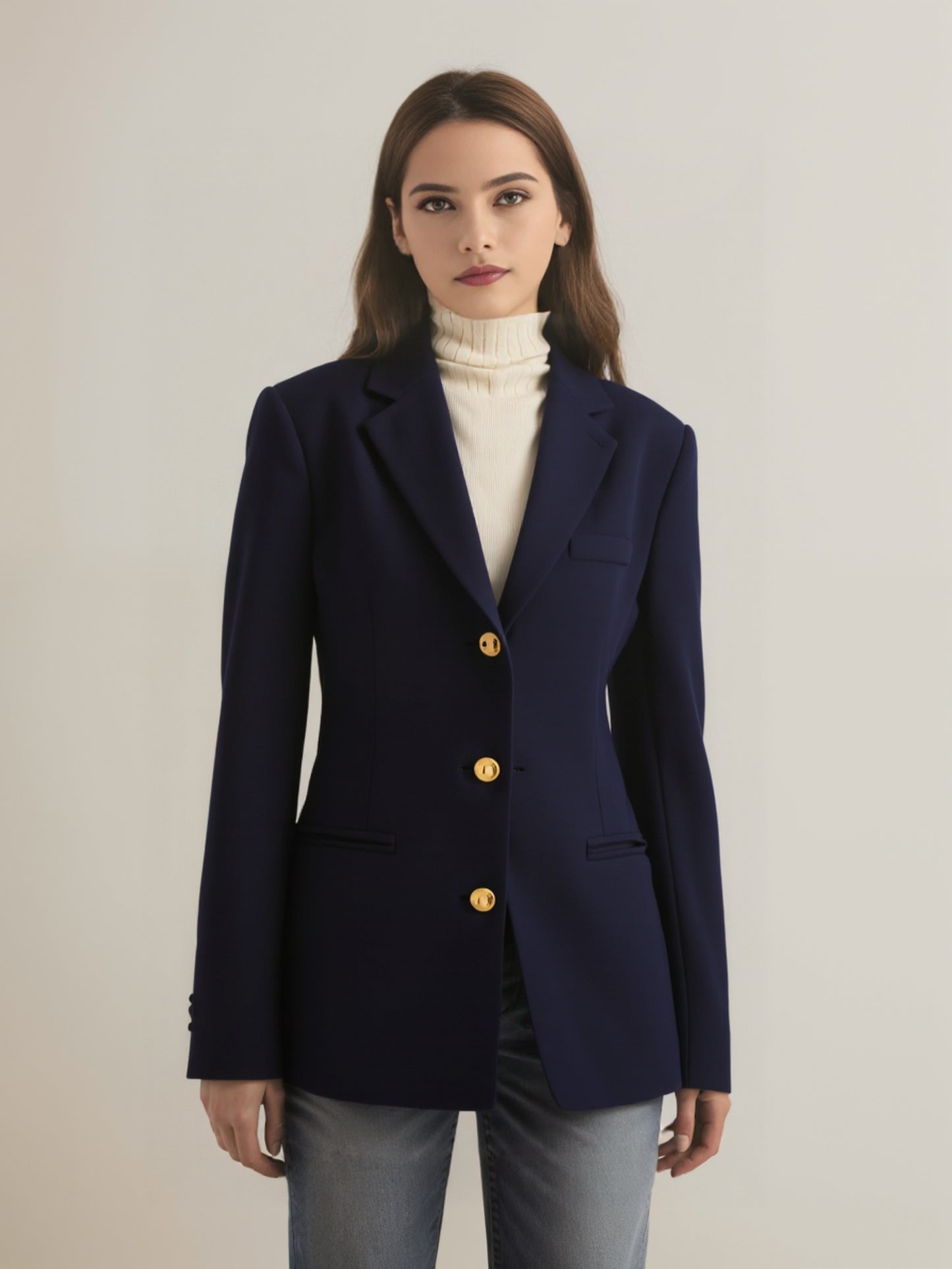 Blazer Sartoriale con Bottoni Dorati | Donatella