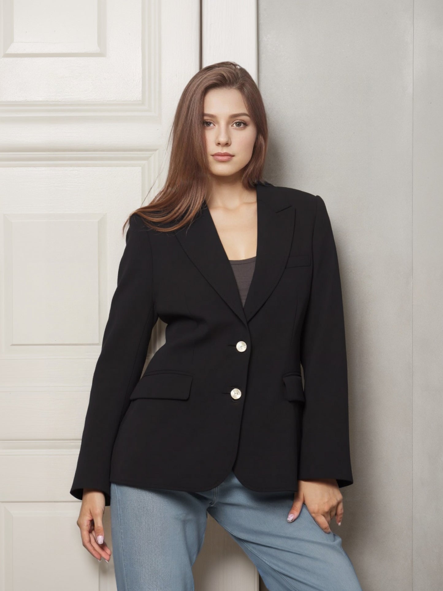 Blazer Sartoriale con Bottoni Dorati | Francesca