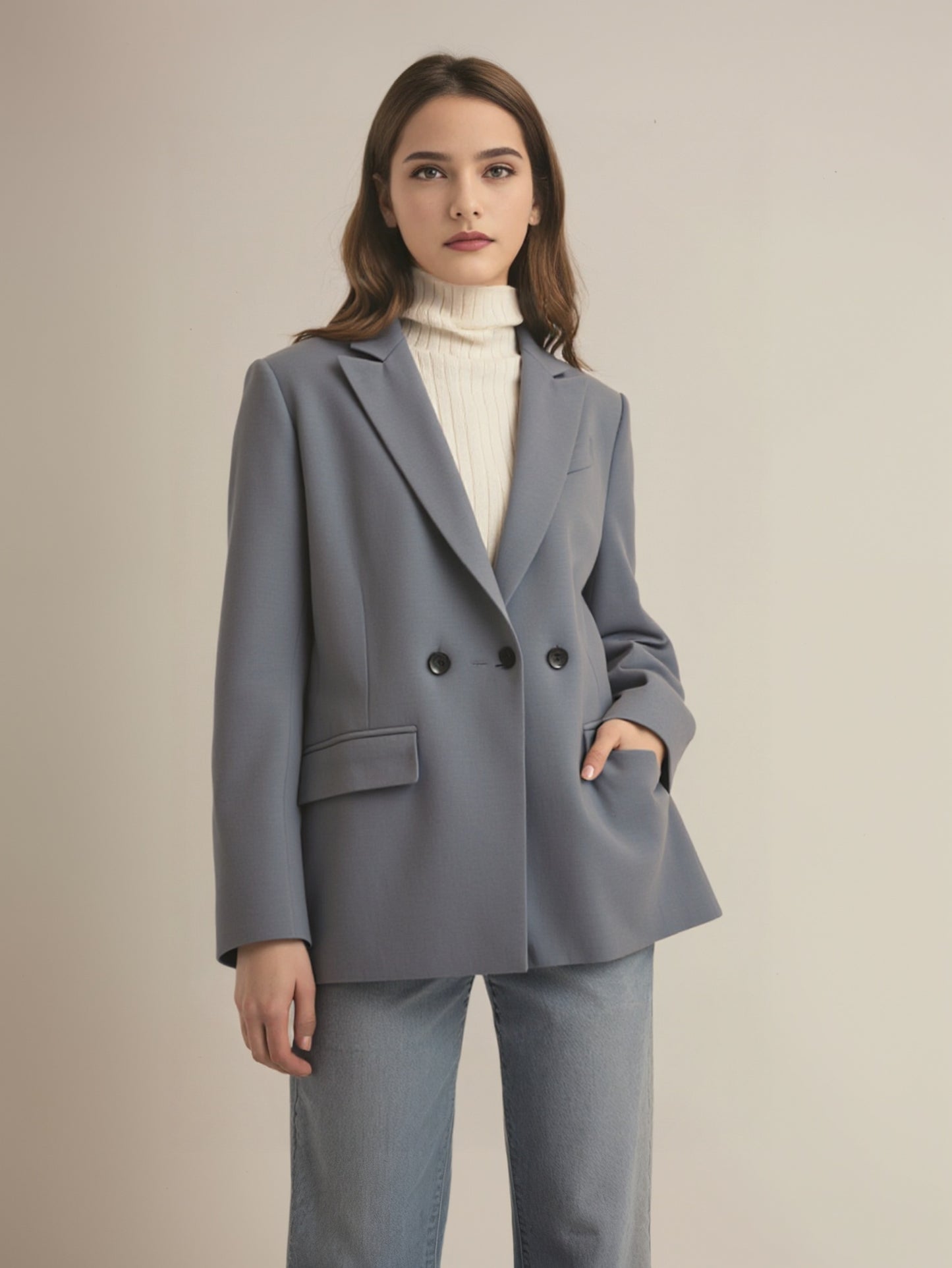 Blazer Classico con Vestibilità Strutturata | Adriana