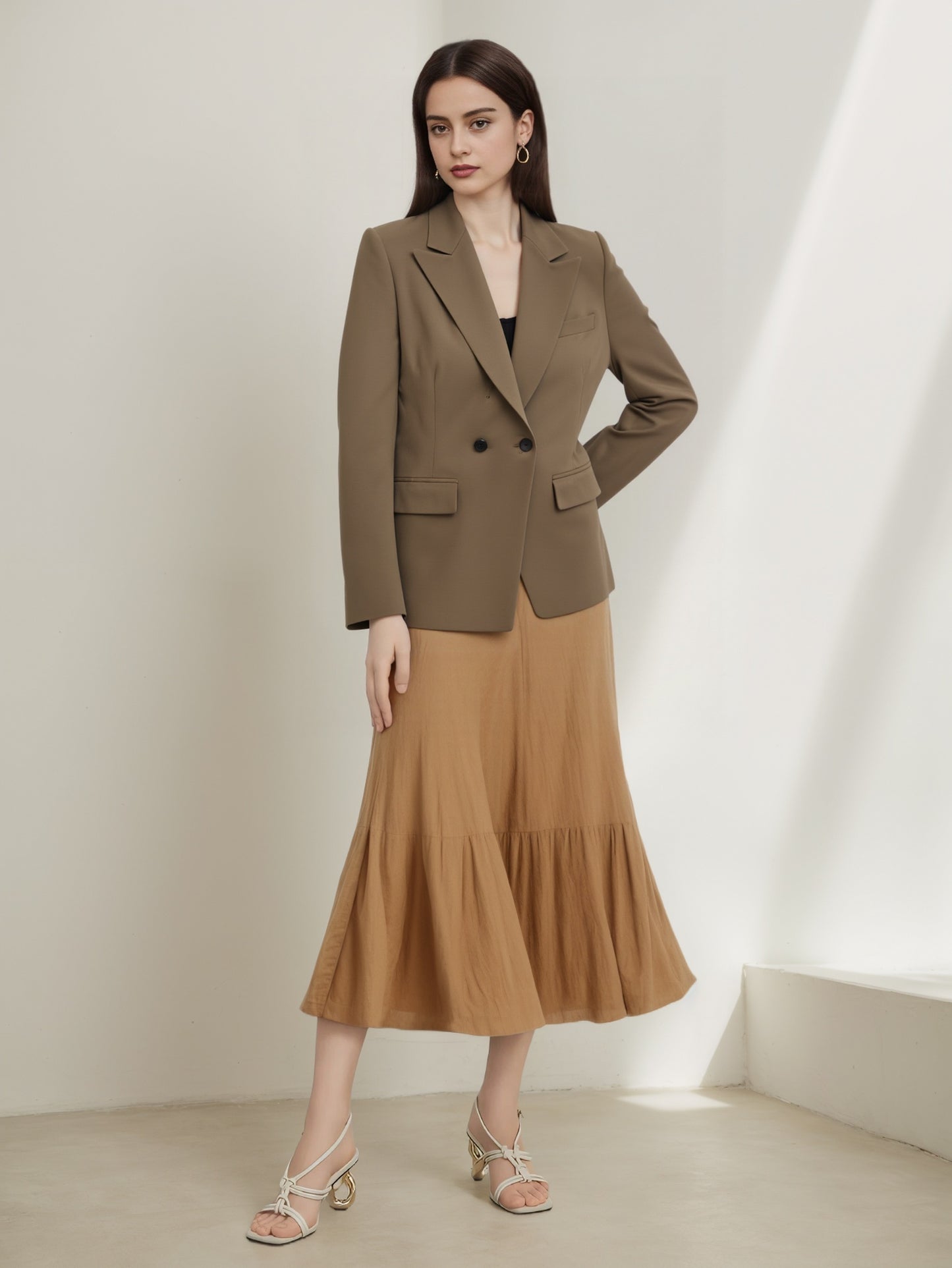 Blazer Classico con Vestibilità Strutturata | Adriana