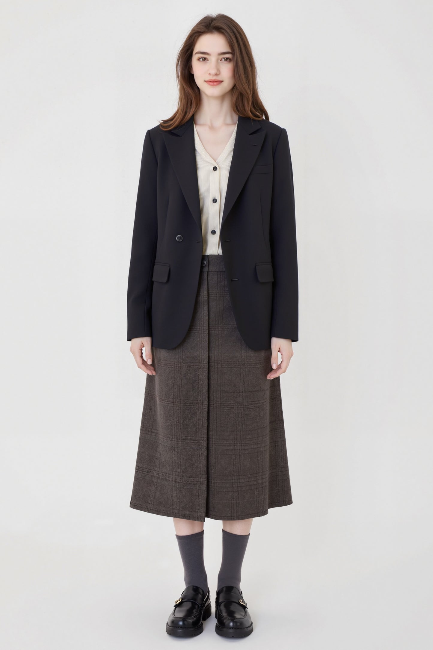 Blazer Classico con Vestibilità Strutturata | Adriana